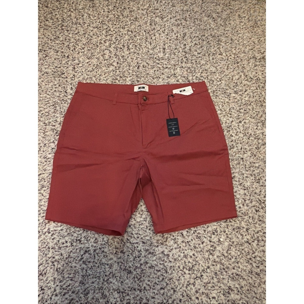 New Joseph Abboud New Chino Shorts Men's Sz40x 9 Modern Fit Cotton Blend Red
